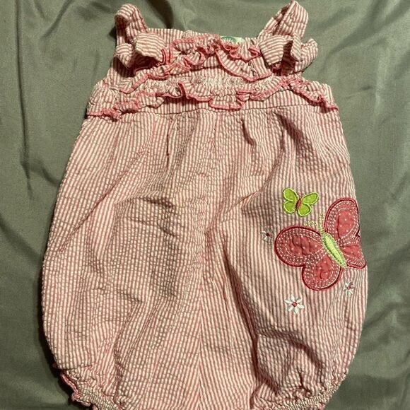 Little Me 6M Pink Butterfly Jumper - Picture 1 of 6